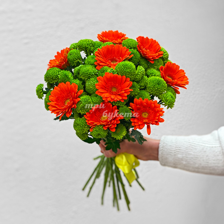 Букет из 9 гербер