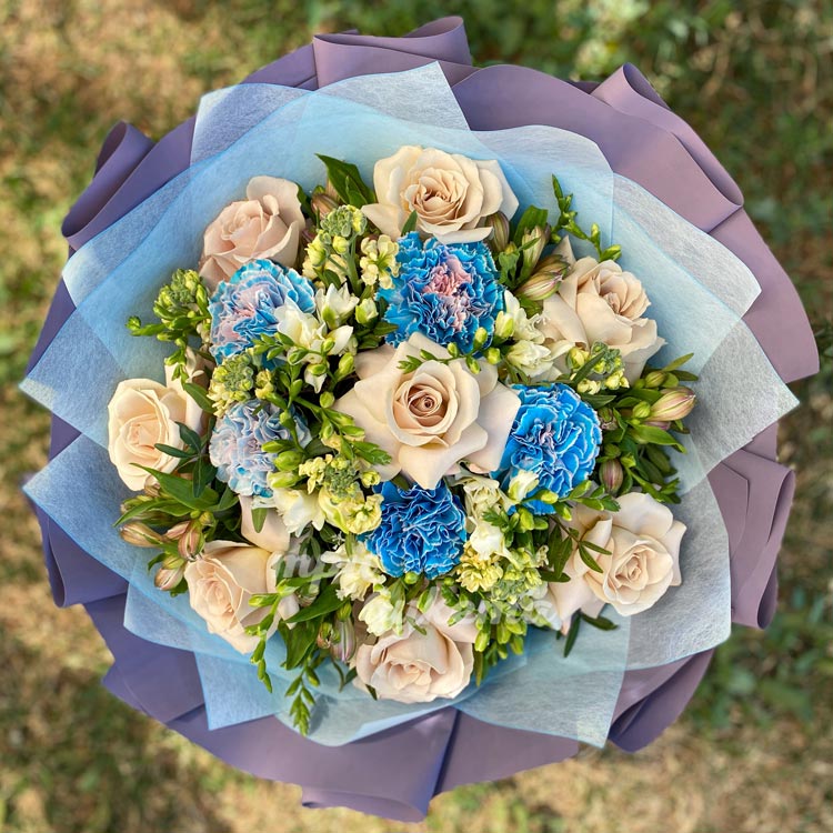 Букет «Прованс» (вид сверху)